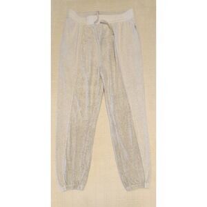 FREE PEOPLE INTIMATELY JOGGERS SZ. M Gray BAGGY Elastic Legs BABY RIBBED